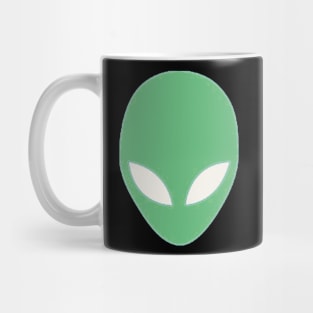 Green Alien Head Mug